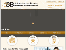 Tablet Screenshot of belhasarecruitment.com